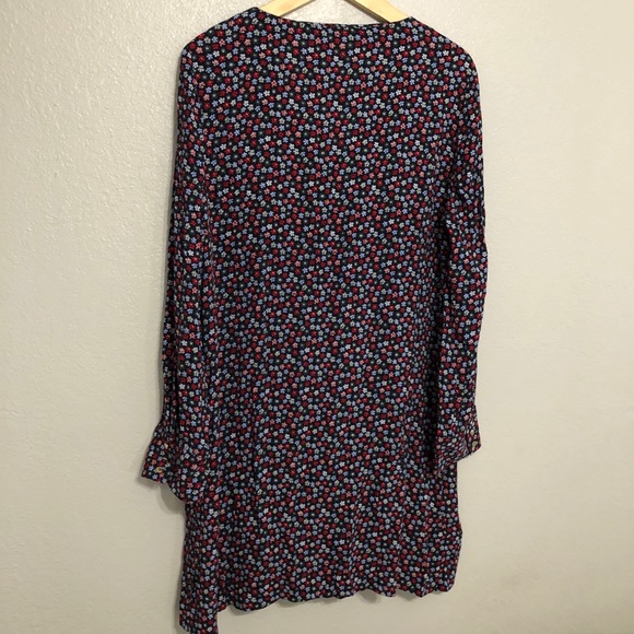 Madewell button-front mini dress in petite blooms - Picture 9 of 9